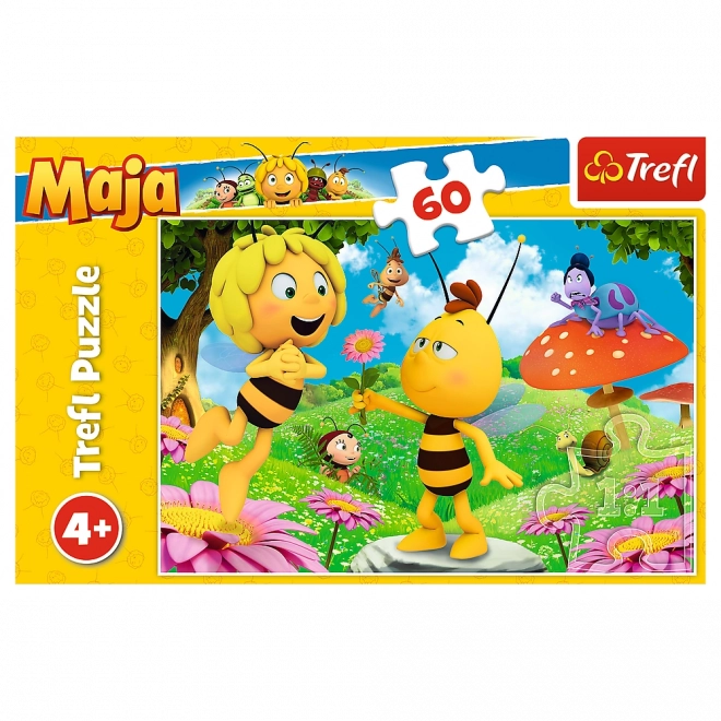 Puzzle Trefl Kwiat dla Mai bajka Pszczółka Maja