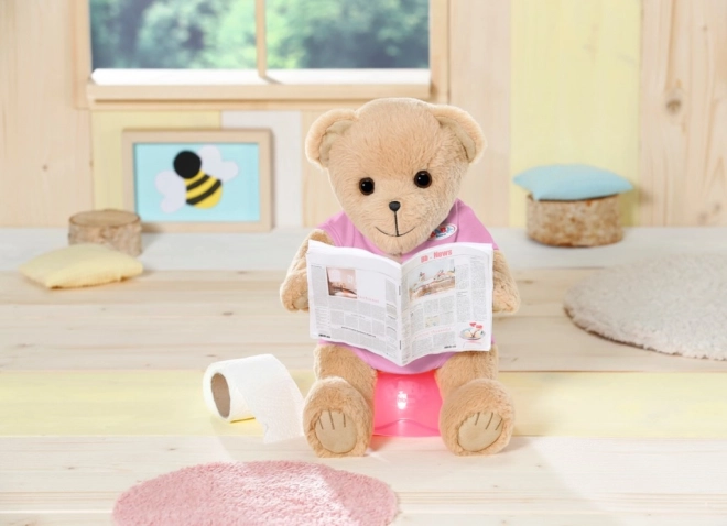 Miś BABY born, różowe ubranko