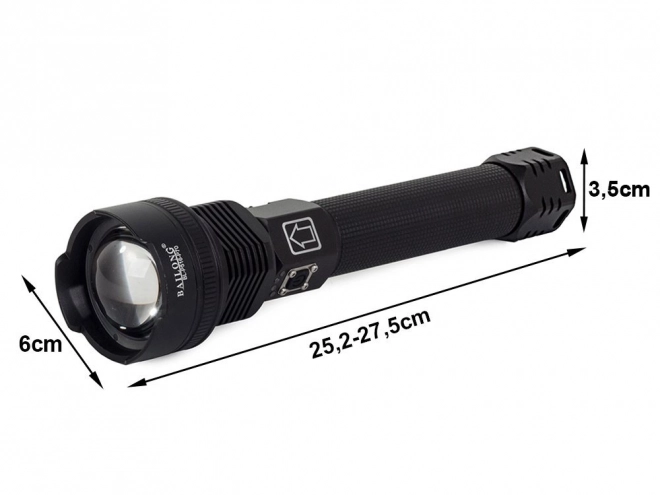 Wojskowa taktyczna latarka z LED Cree XHP70 i zoomem od Bailong