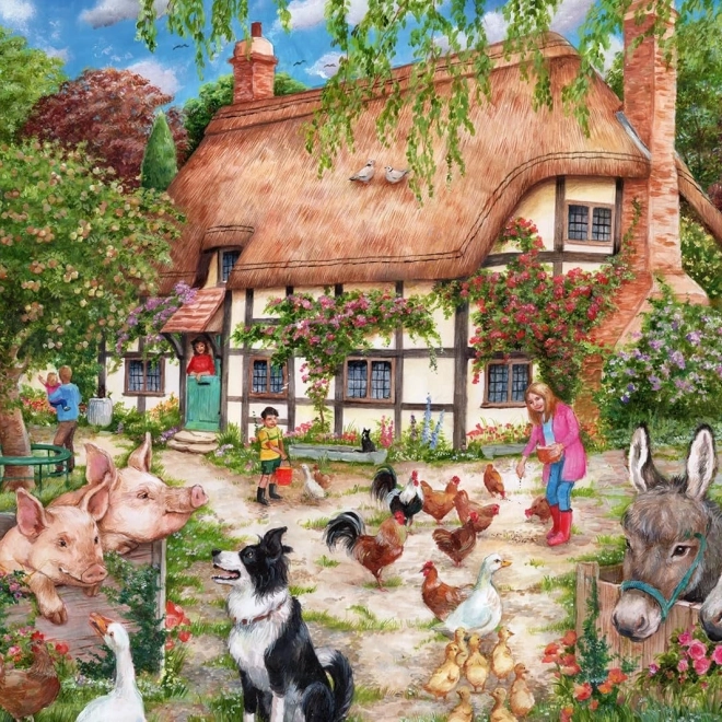 Ravensburger Puzzle Domek na wsi 1000 elementów