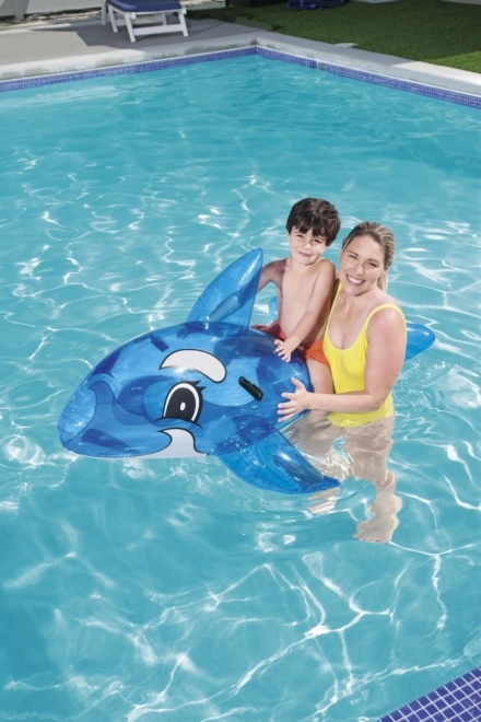 Pływający delfin z uchwytami Przezroczysty 1,57 m x 94 cm