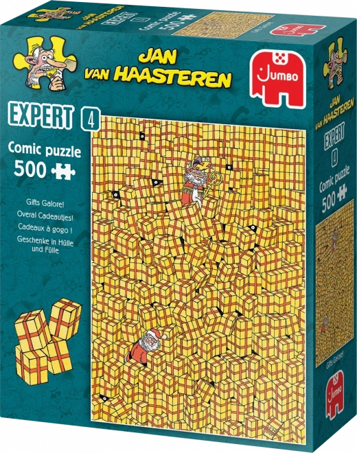 JUMBO Puzzle JvH Expert 4: Mnóstwo prezentów 500 elementów