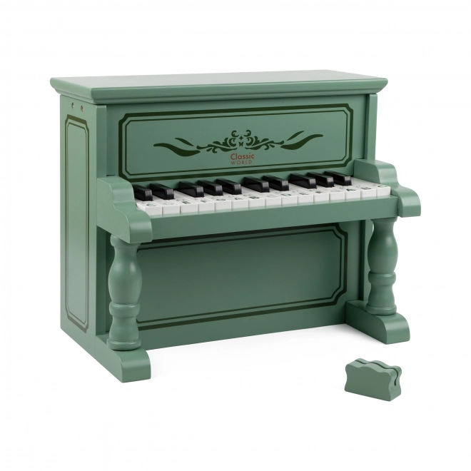 Drewniane pianinko Classic World z podręcznikiem