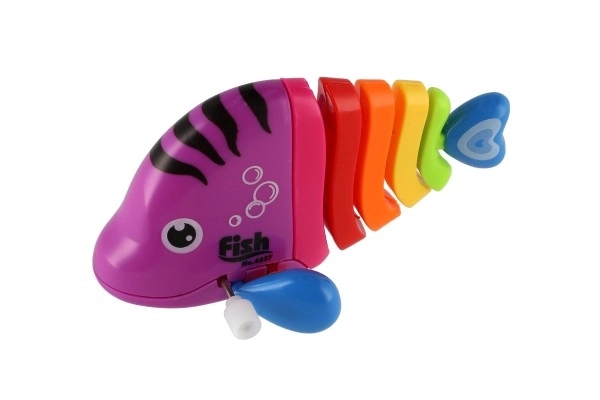 Rybka/Ryba na kluczyk plastikowa 11cm mix kolorów 14szt w pudełku