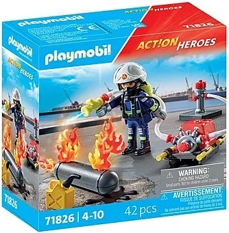 Action Heroes strażak z pompą wodną