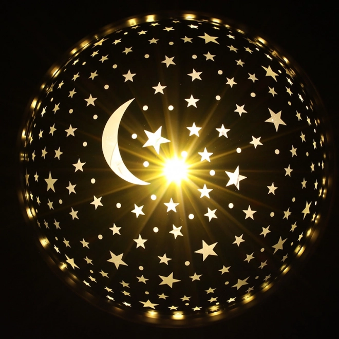 Gwiaździsta nocna lampa – Biała