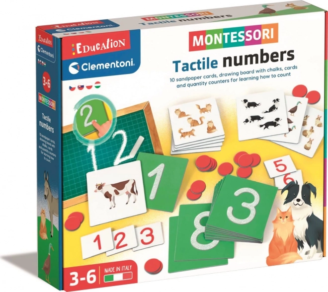 Montessori Dotykowe Cyfry Clementoni