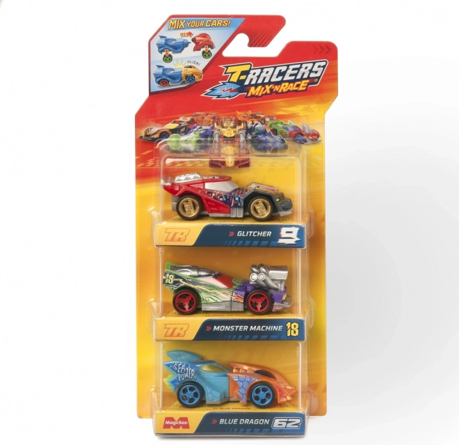T-Racers Mix 'N Race samochody 3 szt.