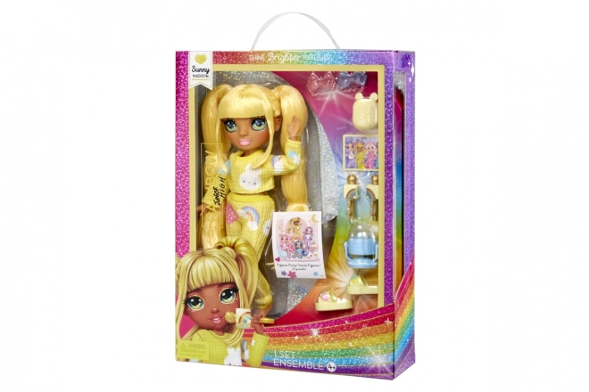 Rainbow High Junior Fashion lalka w piżamie - Sunny Madison