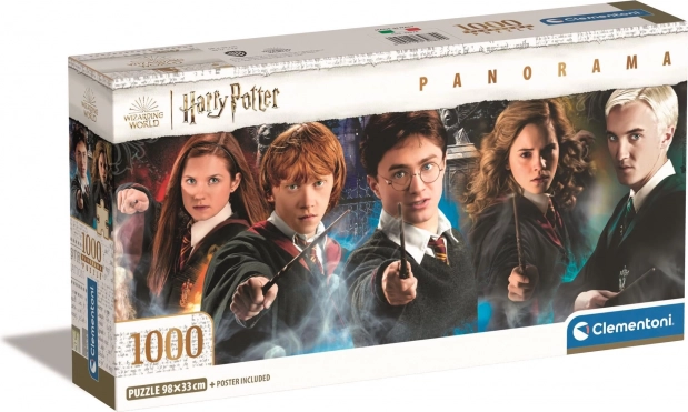 Puzzle 1000 elementów Panorama Compact Harry Potter