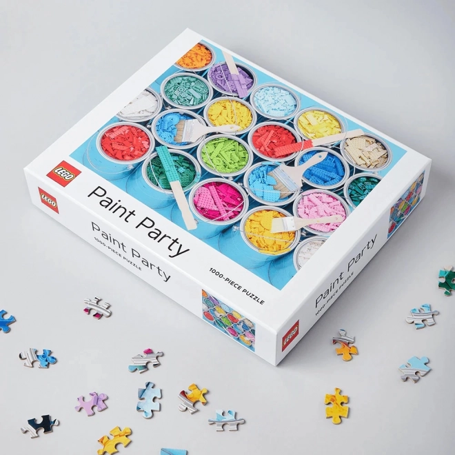 Chronicle Books puzzle LEGO malarska party 1000 elementów