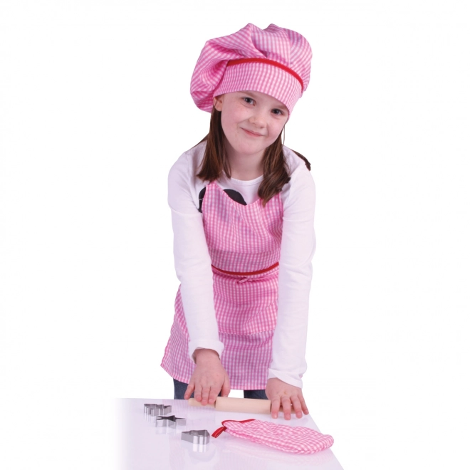 Bigjigs Toys Różowy zestaw szefowej kuchni