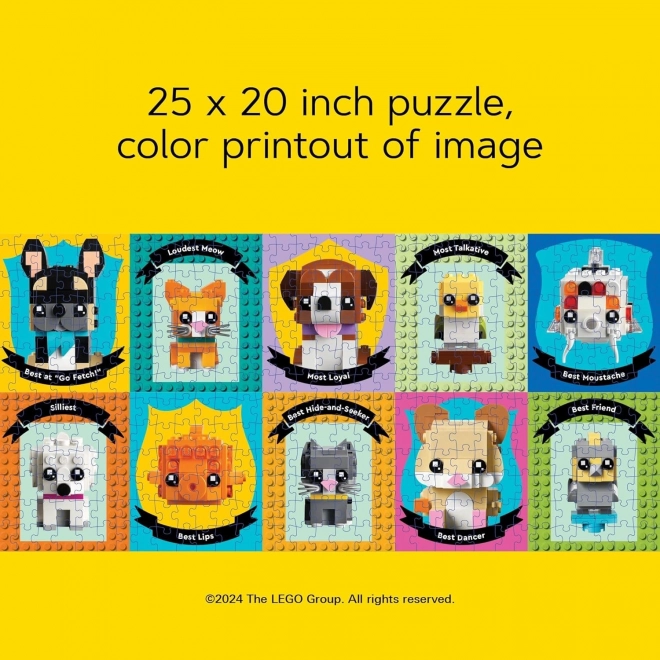 Puzzle LEGO Zwierzęcy Przyjaciele 1000 Elementów