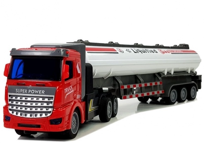Cysterna na gaz zdalnie sterowana 1:48 biała