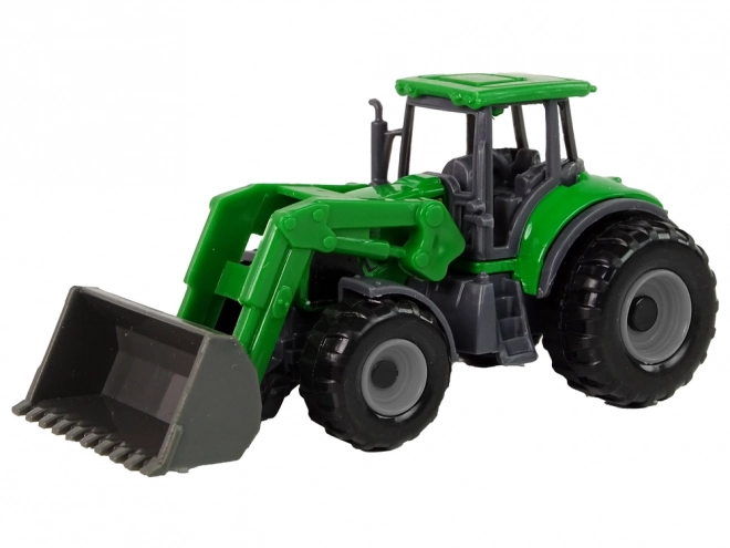 Pojazd rolniczy Traktor Buldożer Zielony mały