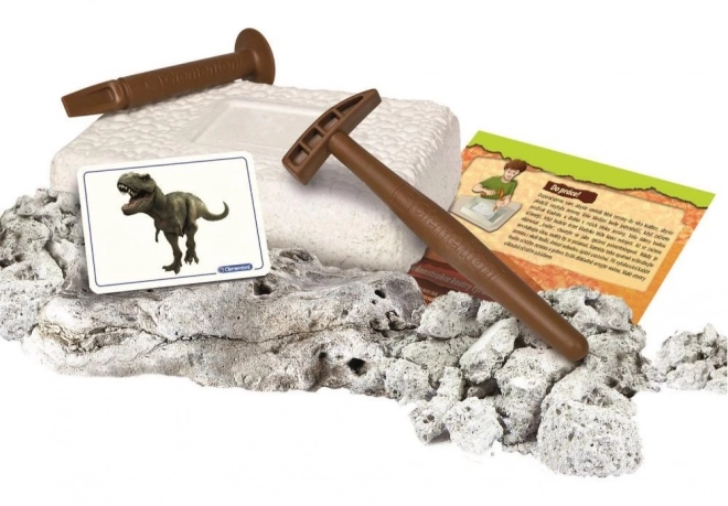 CLEMENTONI Nauka i Zabawa ArcheoFun: T-Rex + Triceratops