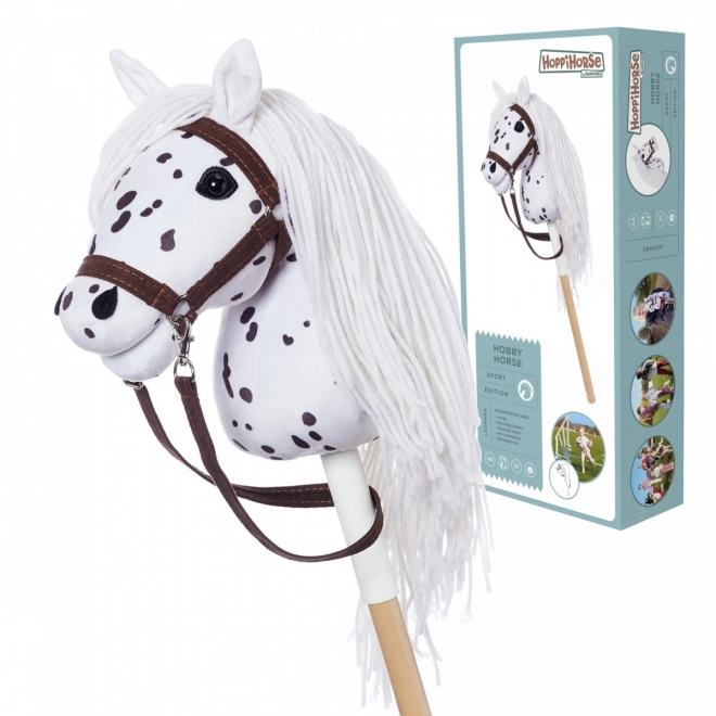 Hobby Horse HOPPIHORSE - Biało-cętkowany