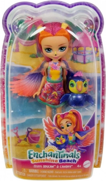 Enchantimals lalka Fiippi Tukan i pupil Canopy – Sunshine Beach