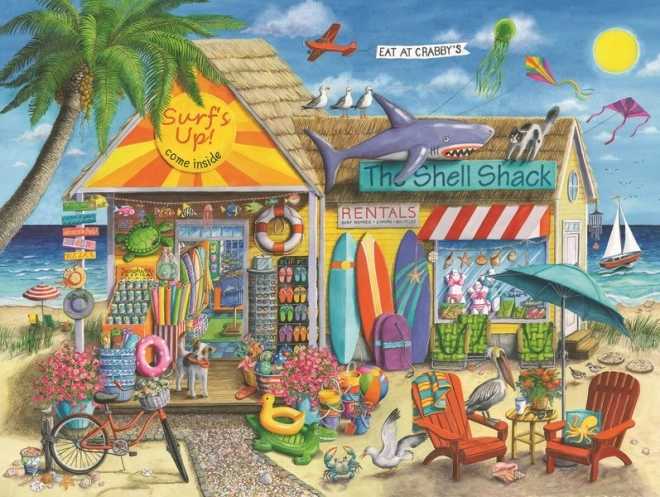 Puzzle Ravensburger stoisko surferskie 1500 elementów