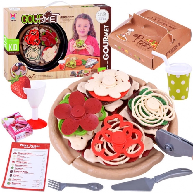 Zestaw kuchenny do przygotowywania pizzy dla dzieci