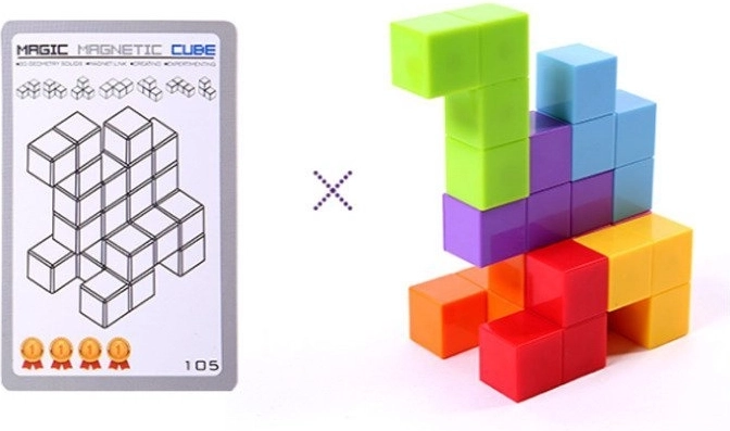 Magnetyczne łączenie dla stabilnych konstrukcji 3D