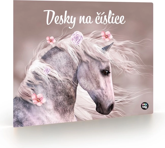 Teczki na cyfry z motywem koni Romantic Oxybag