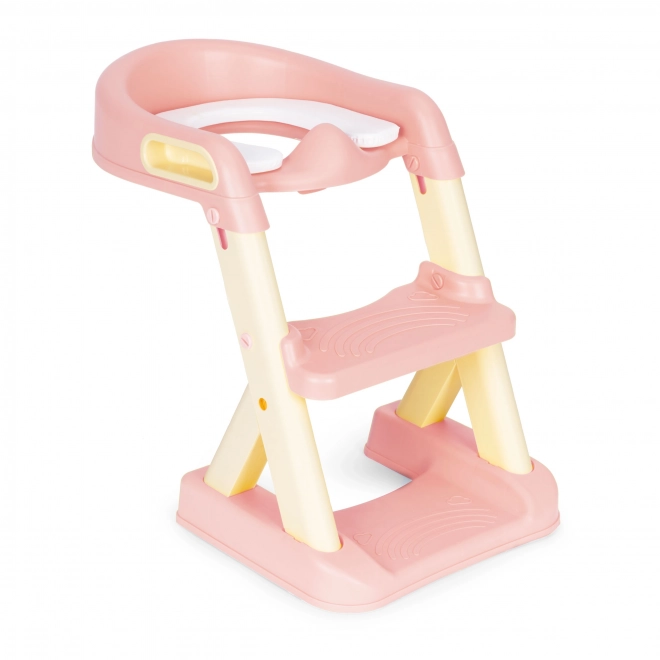 Żółty dziecięcy nocnik ze schodkami ECOTOYS