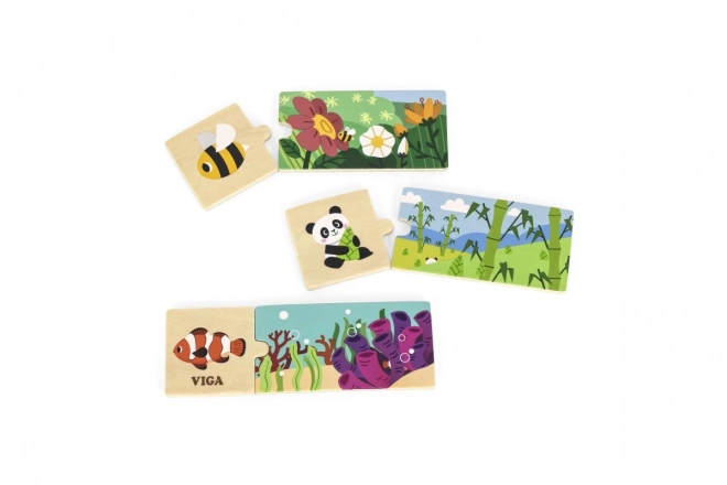 Puzzle Zwierzątka Logiczne Zabaw VIGA