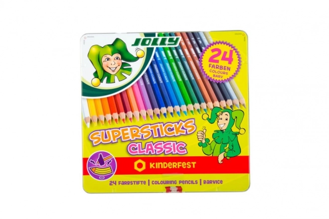 Supersticks 24 kolorów w metalowym pudełku