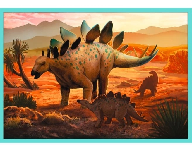 Puzzle Poznaj Dinozaury