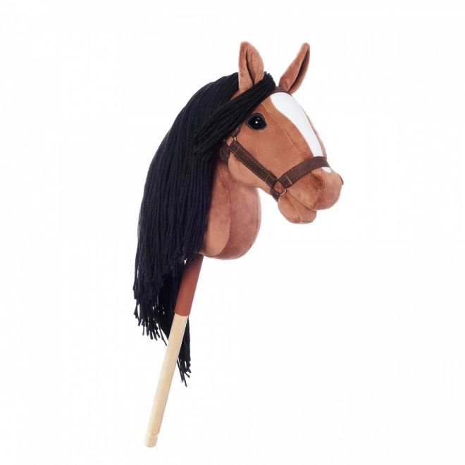 Koń na kiju Hobby Horse HOPPIHORSE ciemno brązowy