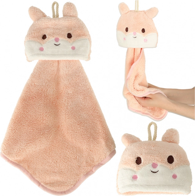 Dziecięcy ręczniczek do rąk 42 × 25 cm – Różowy