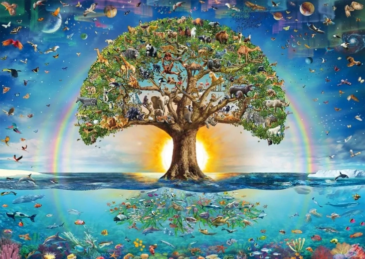 Puzzle Magiczne Drzewo Życia 1000 Elementów