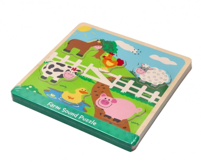 Puzzle dźwiękowe - zwierzęta hodowlane