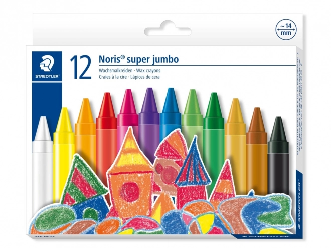 Staedtler Noris Jumbo kredki woskowe 12 kolorów