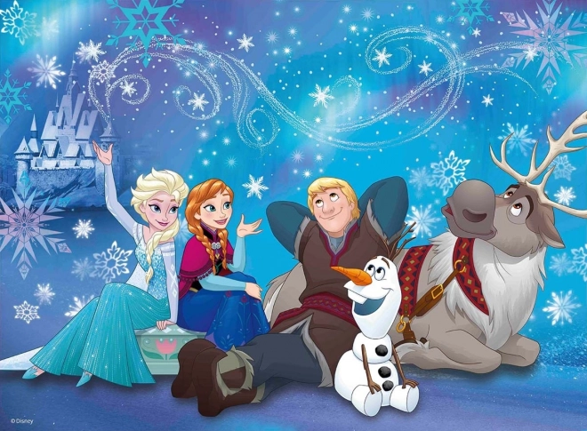 Puzzle Ravensburger Kraina Lodu - Lodowa magia 100 elementów