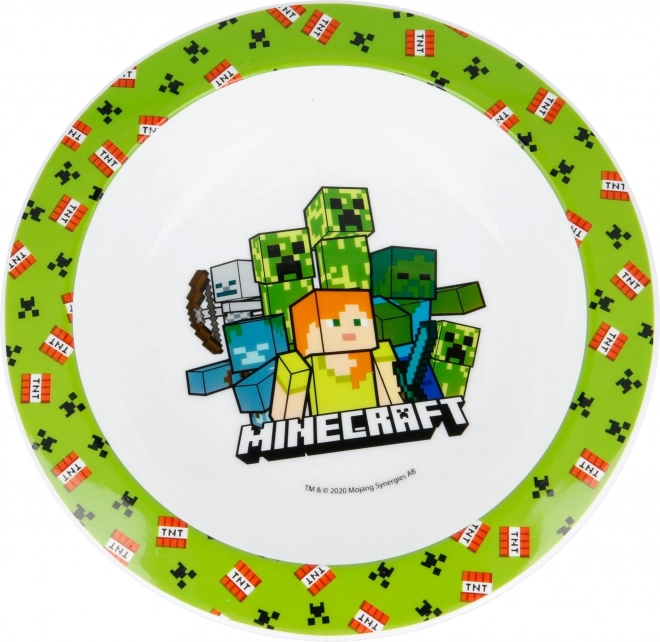 STOR Dziecięca miska Minecraft