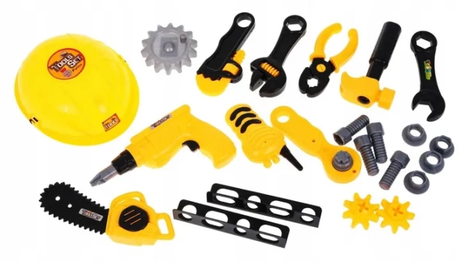 Warsztat DIY dla dzieci z narzędziami 23 elementy