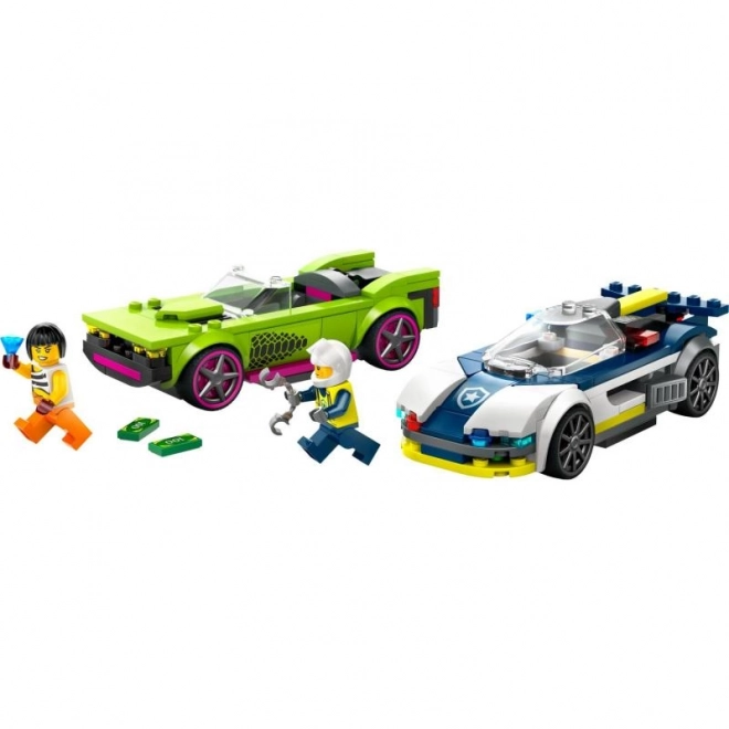 LEGO® City 60415 Pościg policyjnego samochodu i auta sportowego