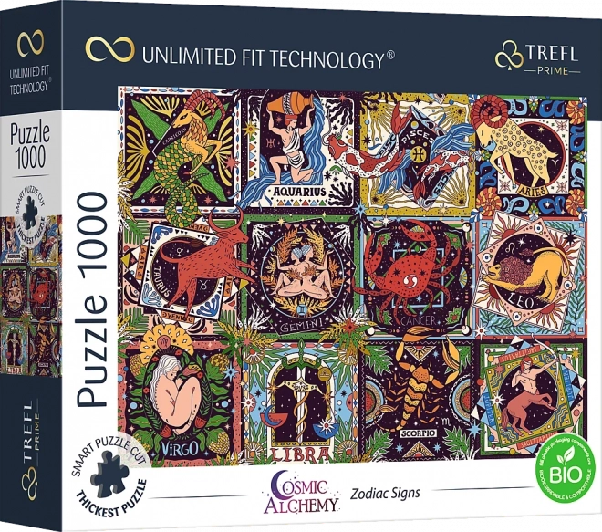 Puzzle TREFL Kosmiczna magia: Znaki zodiaku 1000 elementów