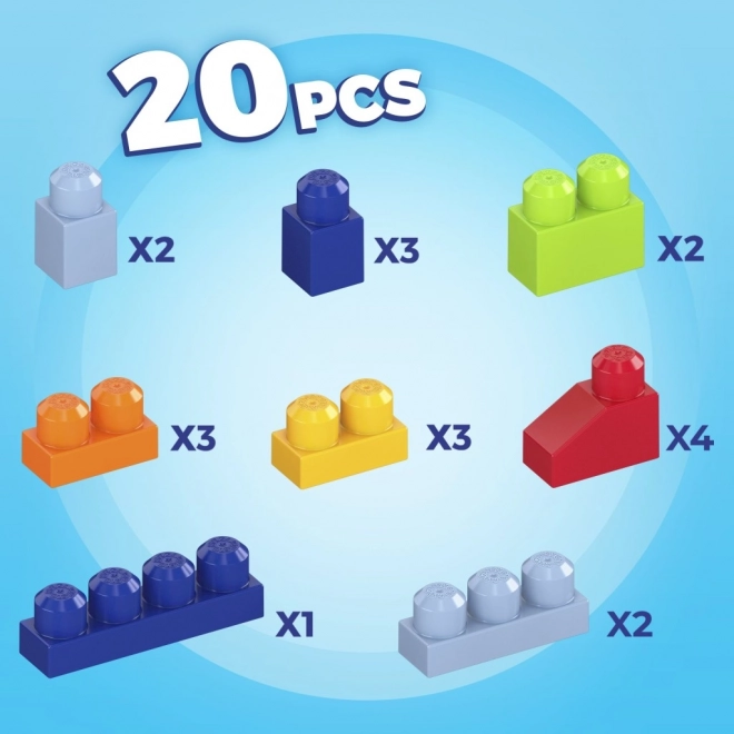 Klocki Mega Bloks w wózku