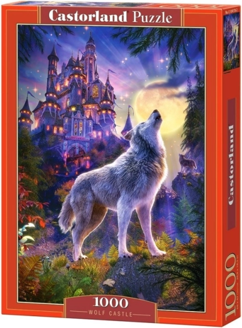 Puzzle 1000 elementów - Wilk i zamek