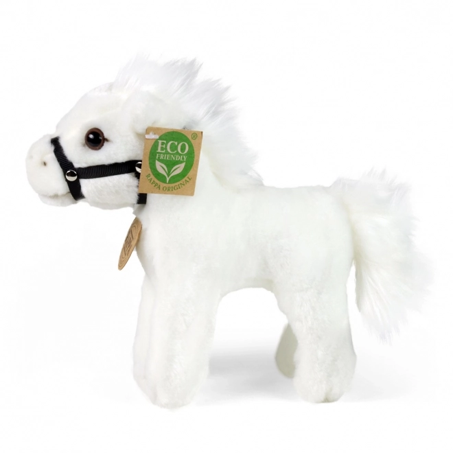 Rappa Pluszowy koń biały 18 cm ECO-FRIENDLY