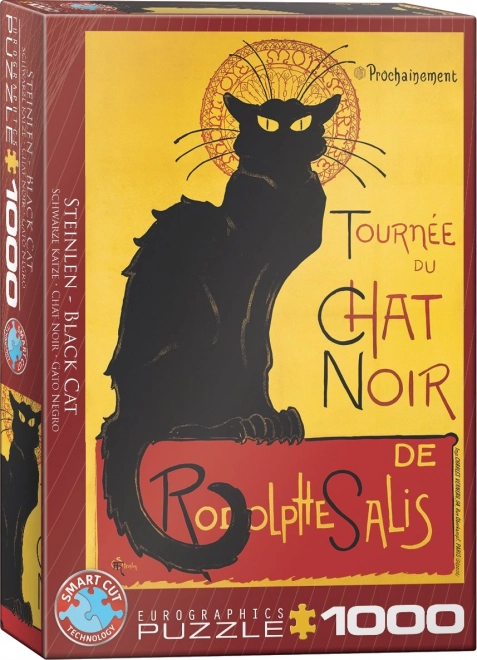 Puzzle Kabaret Le Chat noir - plakat 1000 elementów