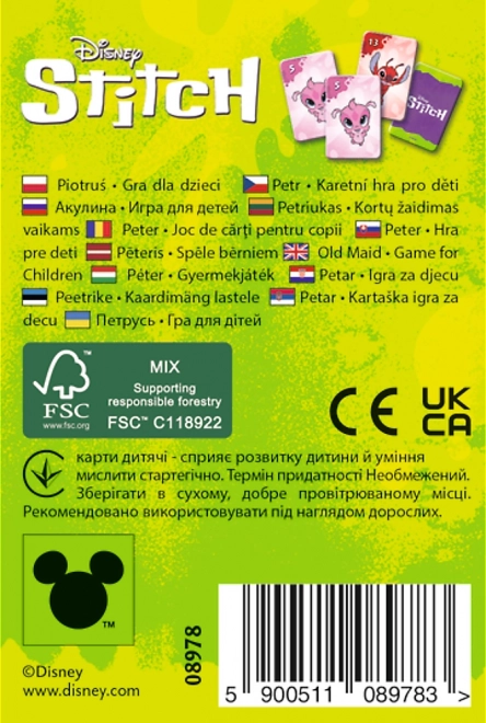 Czarny Piotruś Zszywka gra karciana