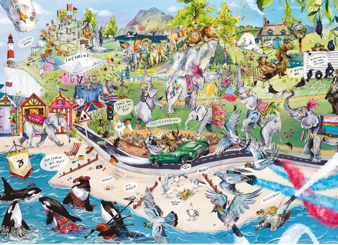 Gibsons Zabawne Stado Puzzle 1000 Klocków
