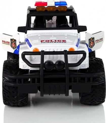 Realistyczny policyjny jeep