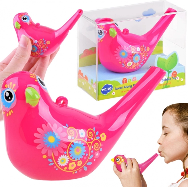 Wodny gwizdek Ptaszek Water Bird – Różowa