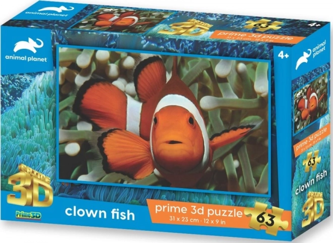 3D puzzle błazenek, 63 elementów