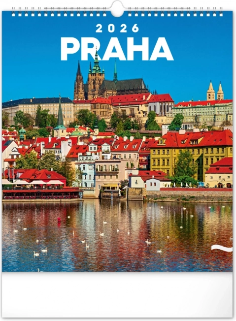 Kalendarz ścienny Praga 2026